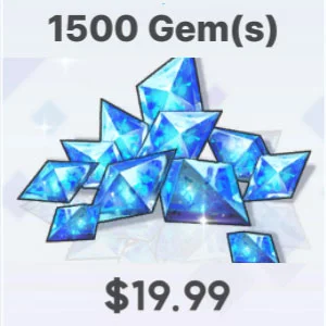 1500 gemme(s)